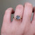 S823-FLEUR-YG-NVST3838 - Ring on Hand