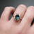 S832-ALEXANDRA-YG-NVST3855 - Ring on Hand