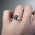 S831-HARRIET-RG-NVST3825 - Ring on Hand
