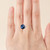 2.10 ct Round Blue Sapphire - Nolan and Vada