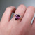 S818-IRIS-YG-NVST3824 - Ring on Hand