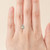 Leah - 1.02 Pear Peach Sapphire Engagement Ring : Nolan and Vada