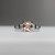 Ava - 1.66 Cushion Peach Sapphire Engagement Ring