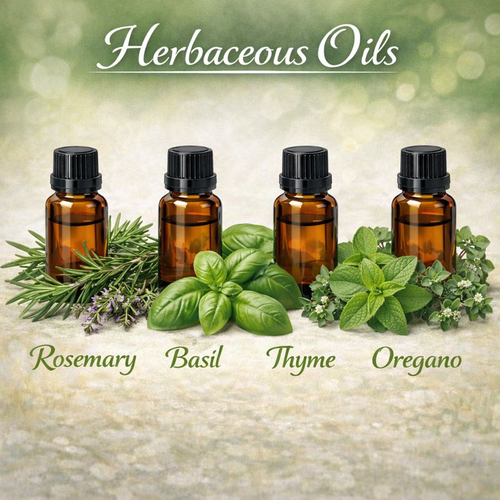 Herbaceous essential oils
