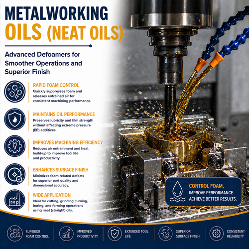 Metalworking Oil Defoamers (Neat Oils)