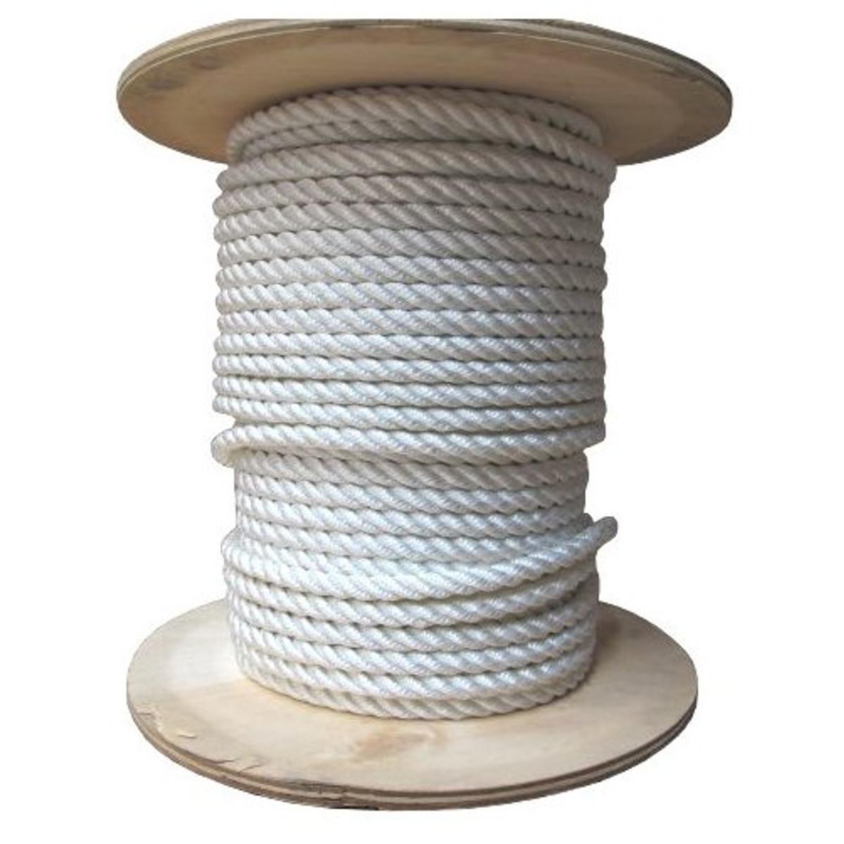 1/4 Nylon Rope (Per ft.) - Safe Work Load 124 lbs - Greschlers Hardware