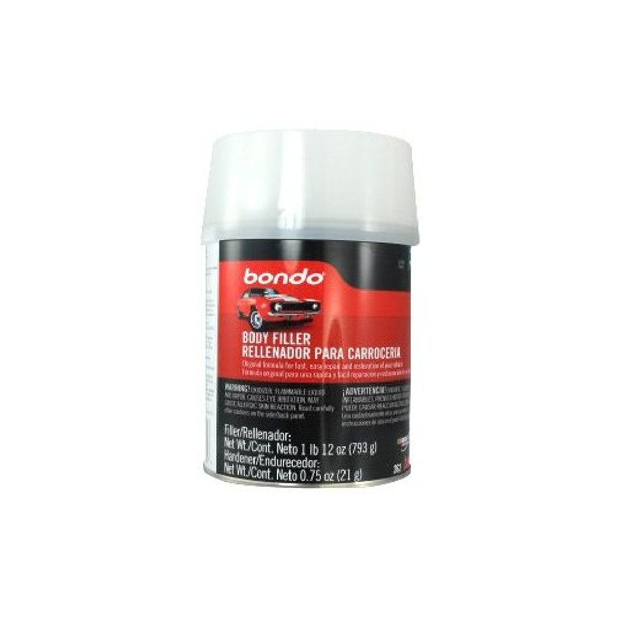 Quart Bondo Lightweight Body Filler - Greschlers Hardware