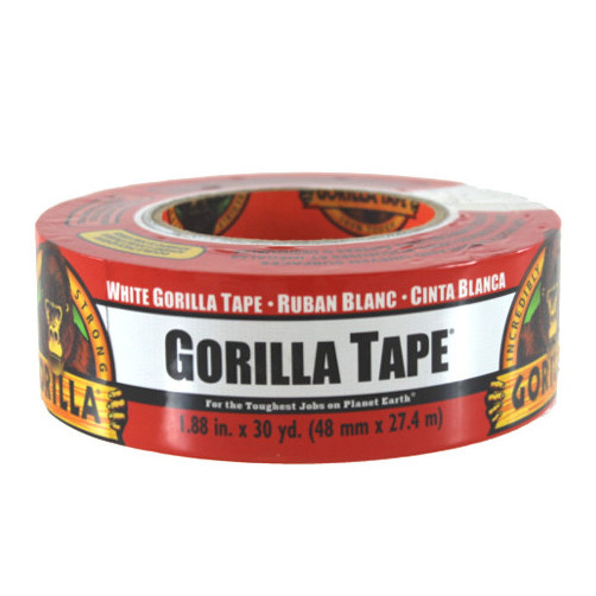 2 X 30 Yard Gorilla White Tape - Greschlers Hardware