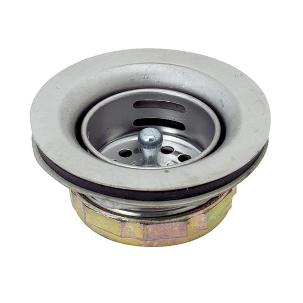 2" Duo Chrome Basket Strainer Assembly Greschlers Hardware