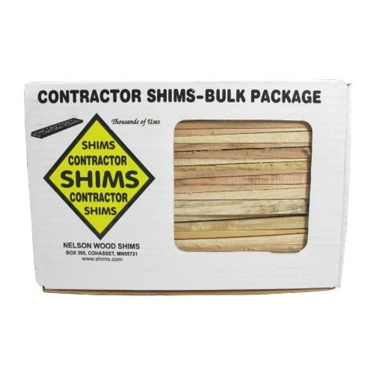 7-3/4 Wood Shims (Box of 56) - Greschlers Hardware