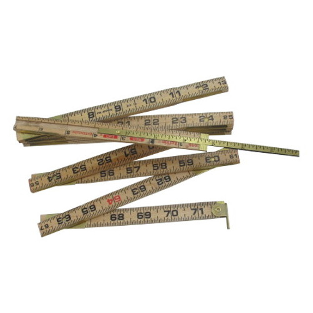 6' Wood Extension Folding Ruler w/ Hook - Greschlers Hardware