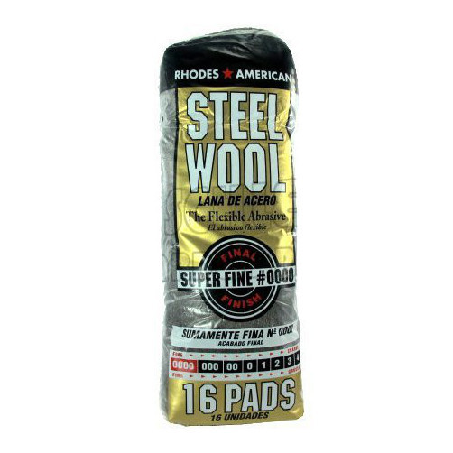  0000 Sleeve Super Fine Steel Wool Pads Greschlers Hardware