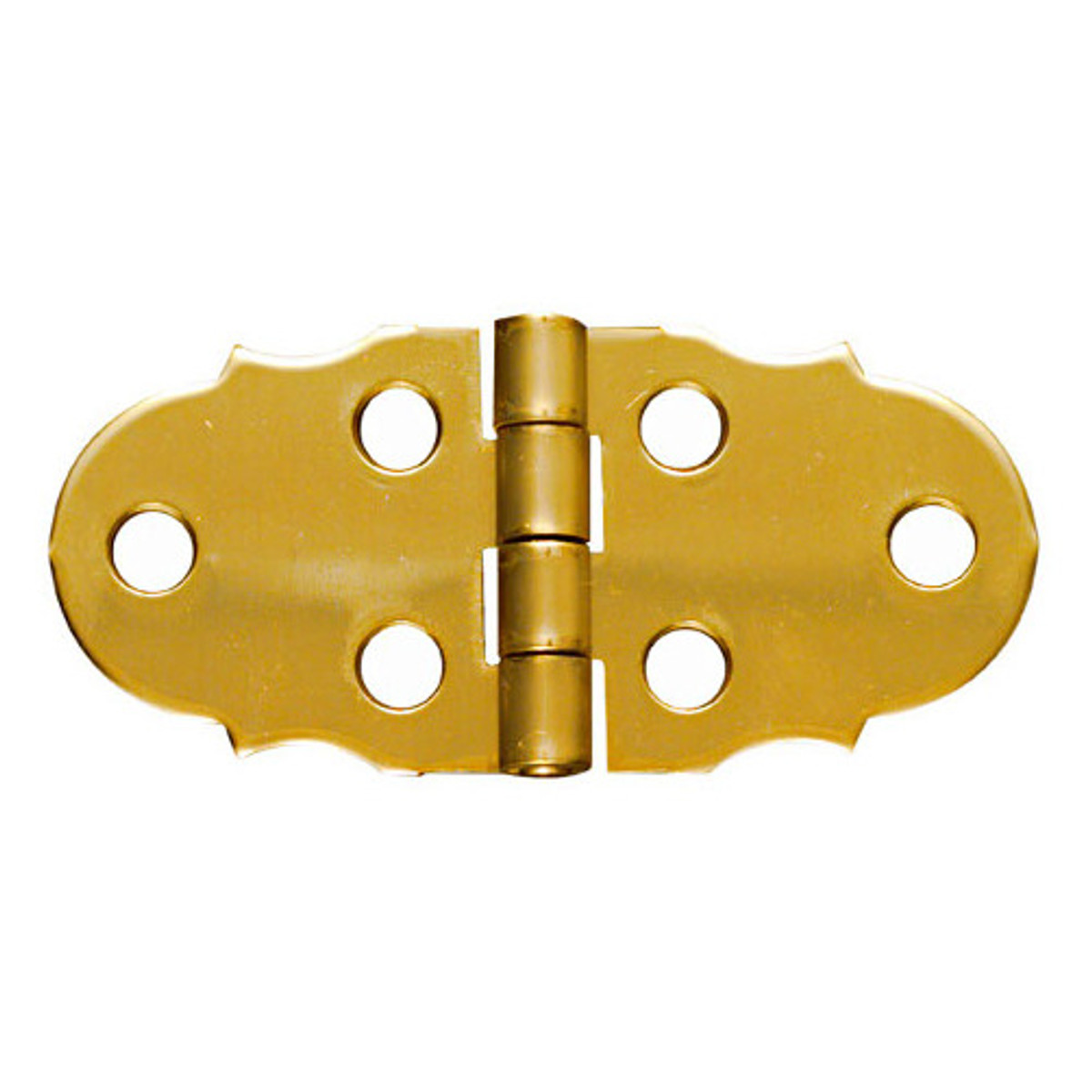 1-5/16 X 2-7/8 Solid Brass Decorative Hinges (Pack of 2) - Greschlers  Hardware