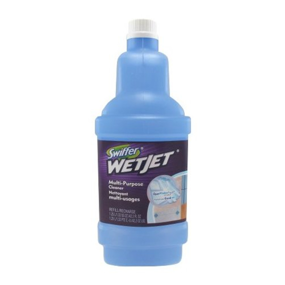Swiffer WetJet Multi-Purpose Floor Cleaner Solution Refill Open
