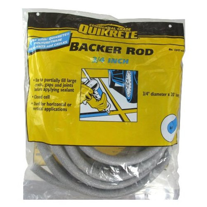 3/4" X 20' Foam Backer Rod