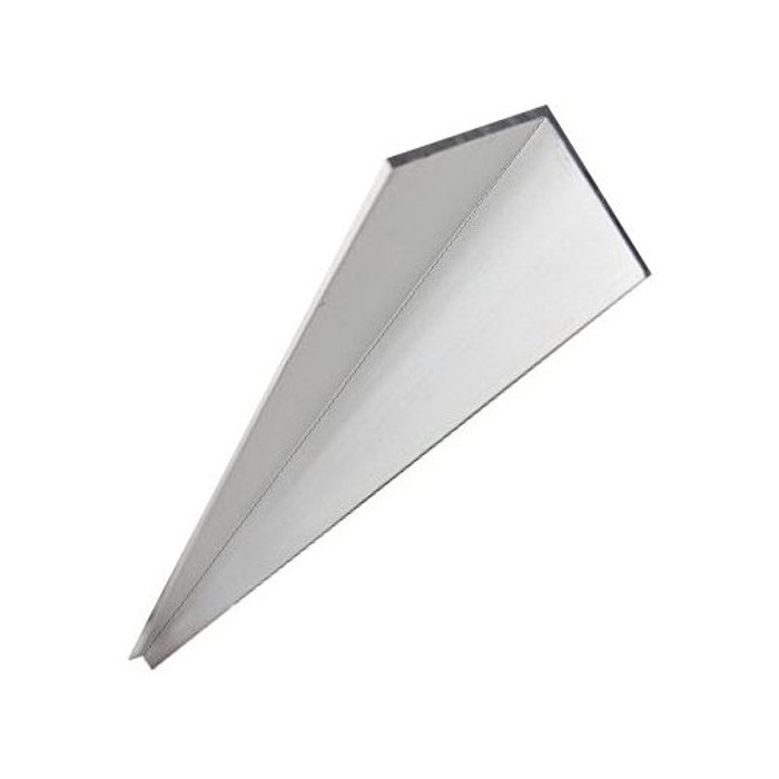 1-1/2" X 1/16" X 96" Aluminum Angle