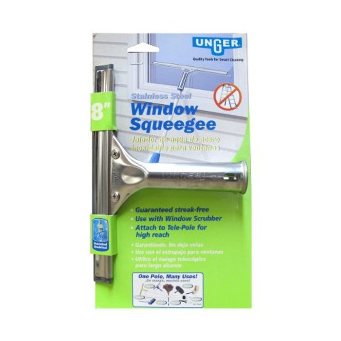 8" Stainless Steel Window Squeegee