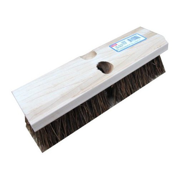 10" Palmyra Deck Scrub Brush (Threaded & Tapered)