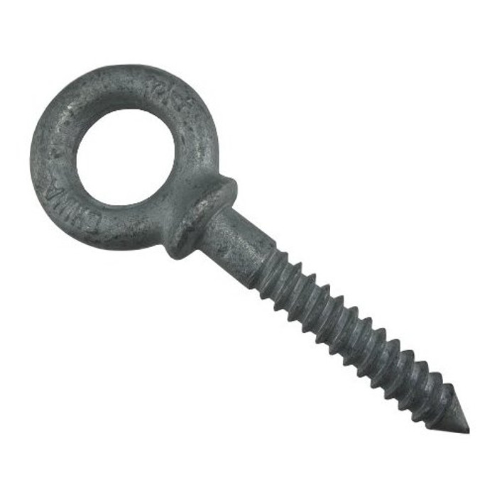 3/4" X 4-1/2" Hot Dipped Galvanized Forged Shoulder Screw Eye Bolt