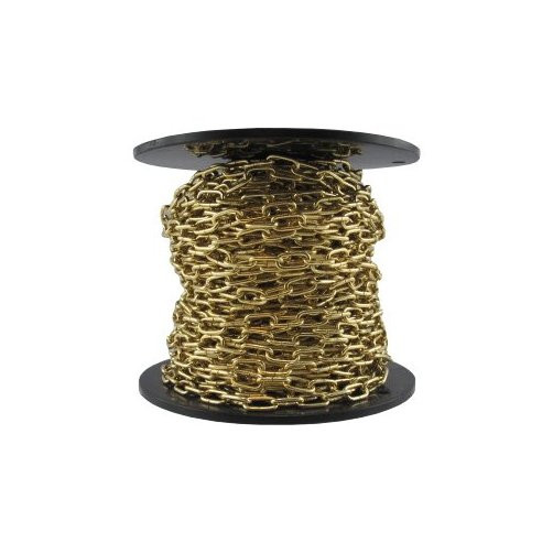 #5 Brass Plated Hobby And Craft Clock Chain (Per ft.)