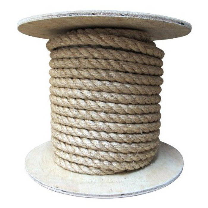 3/4" Manila Rope (Per ft.) - Safe Work Load 695 lbs - (Available For Local Pick Up Only)