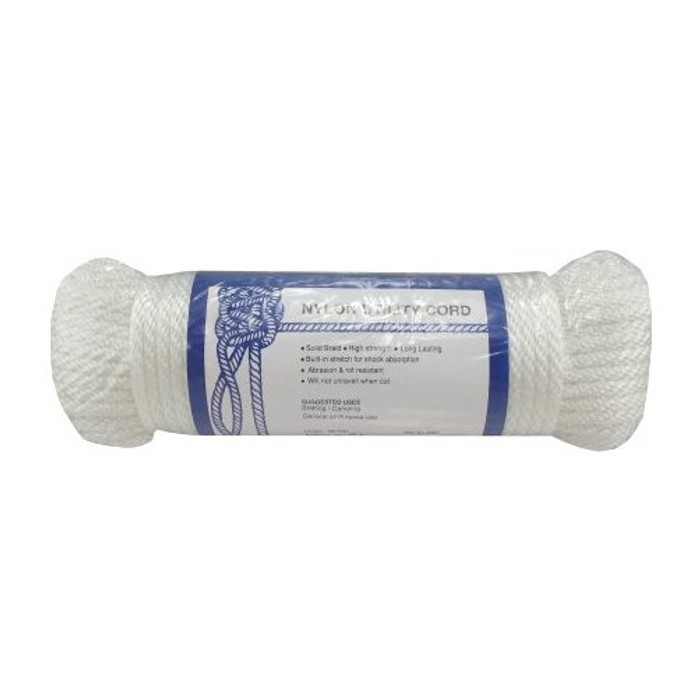 (#8) 1/4" X 100' Solid Braid Nylon Sash Cord