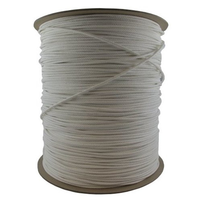 (#4.5) 9/64" X 3,000' White Cotton Venetian Blind Cord