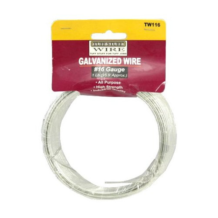 1 lb. Coil 16 Ga. X 95.9' Galvanized Tie Wire