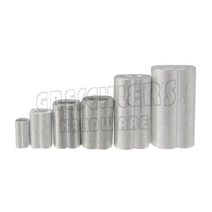 1/8" Aluminum Wire Cable Ferrule Sleeve