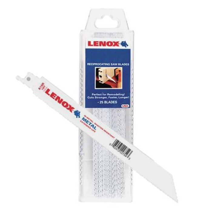 8" X 18T Metal Cutting Reciprocating Saw Blades (Pack of 25)