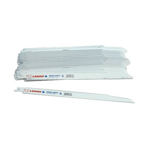 12" X 10/14-tpi Wood Cutting Bi-Metal Reciprocating Saw Blades (Pack of 50)