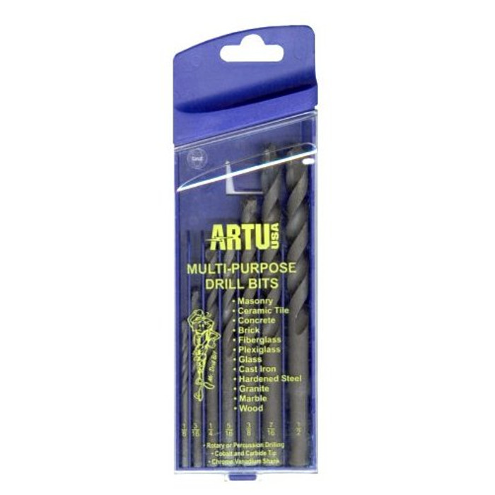7 Piece Multi-Purpose Carbide Drill Set