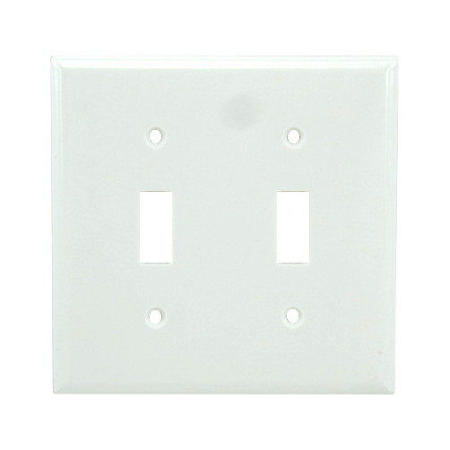 Double Toggle White Plate