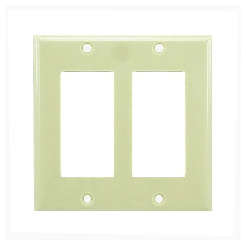 Ivory Decora Double Plate