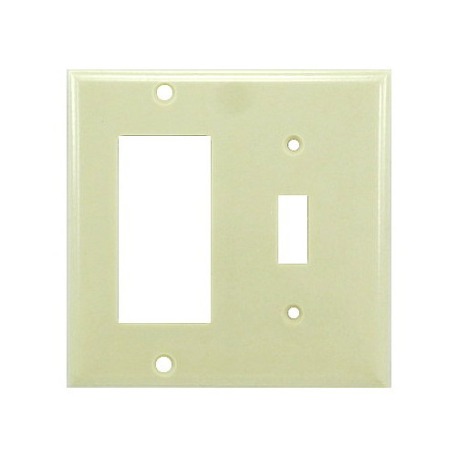 Ivory Combo Decora & Toggle Plate