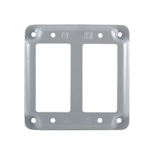 4" Raised Double Decora / GFI Cover