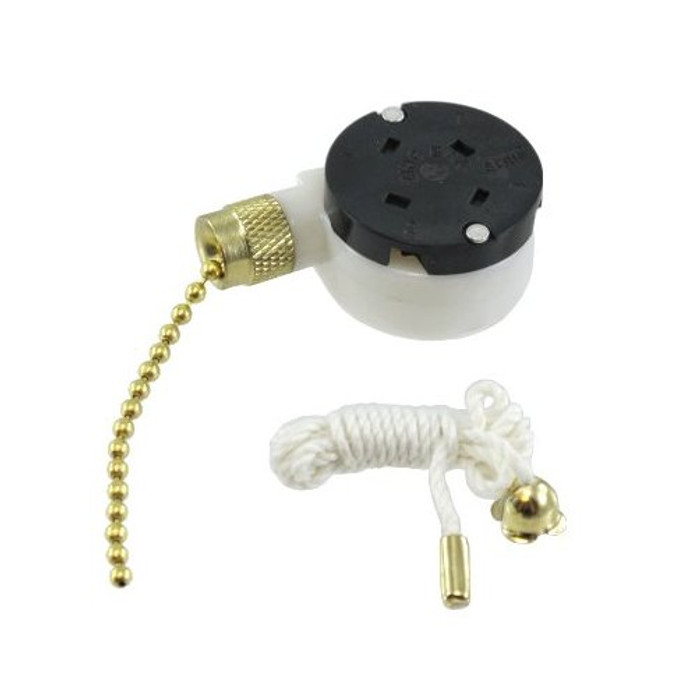 6 Amp 3-Speed Pull Chain Switch