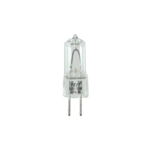 100 Watt Bi-Pin Halogen Bulb (T-4 / 120 Volt)