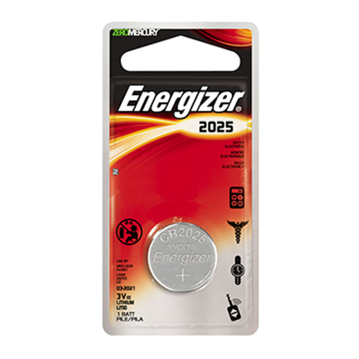 Energizer Lithium 3-Volt Coin Battery (CR2025)