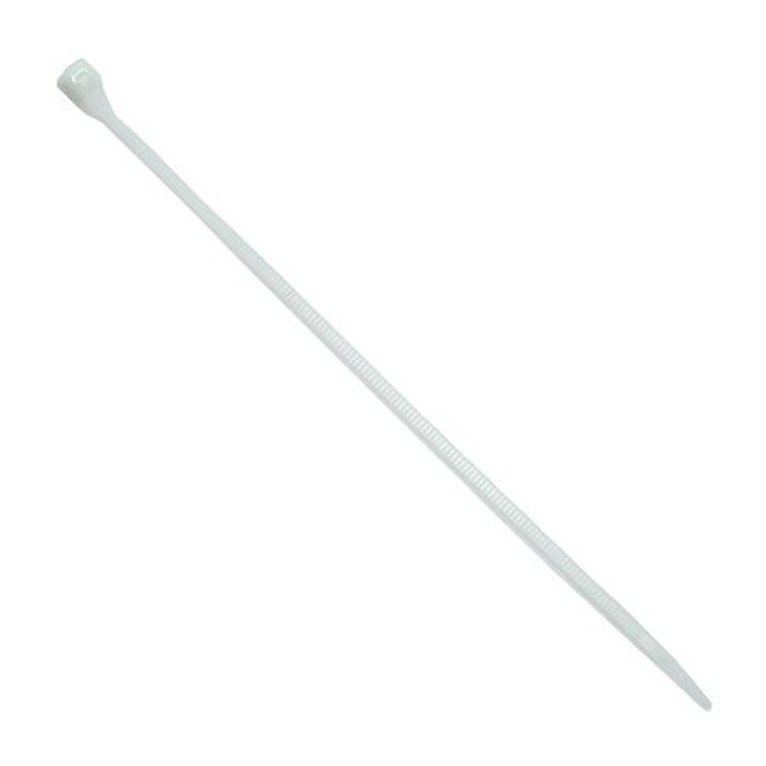 8" White Nylon Cable Ties (Pack of 100)