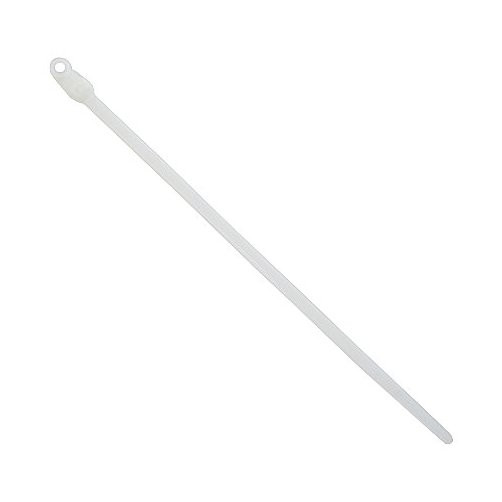 8" Mounting White Nylon Cable Ties (Pack of 100)