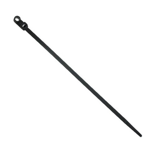 8" Mounting UV Resistant Black Nylon Cable Ties (Pack of 100)