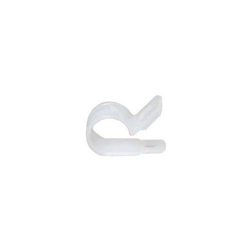 3/8" White Plastic Clamps (Pack of 15)