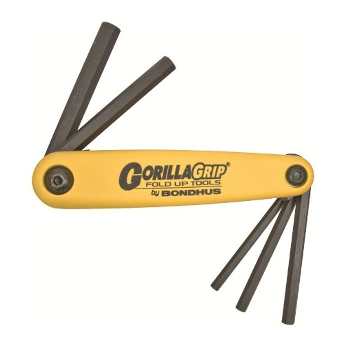 Hex Key Gorilla Grip Set - 3/16" to 3/8" (5 Keys)