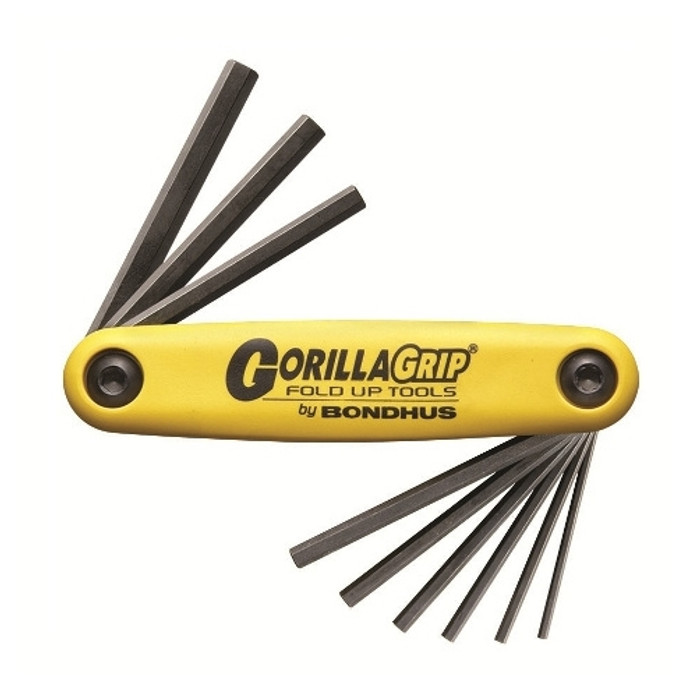 Hex Key Gorilla Grip Set - 5/64" to 1/4" (9 Keys)