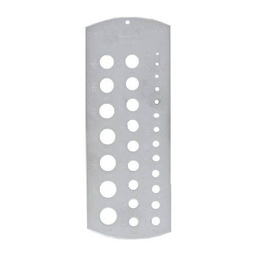 1/16" to 1/2" Drill Bit Gauge