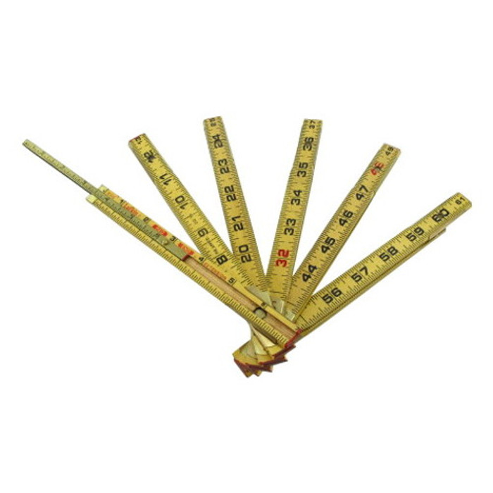 6' Extension Folding Wood Ruler