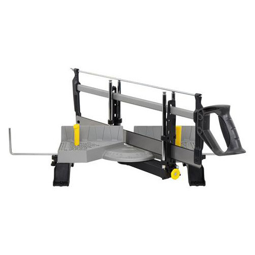 Adjustable Angle Clamping Miter Box w/ 22" Back Saw