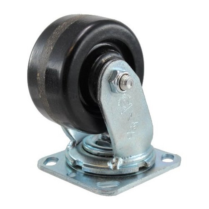 4" Heavy Duty Rubber Swivel Caster