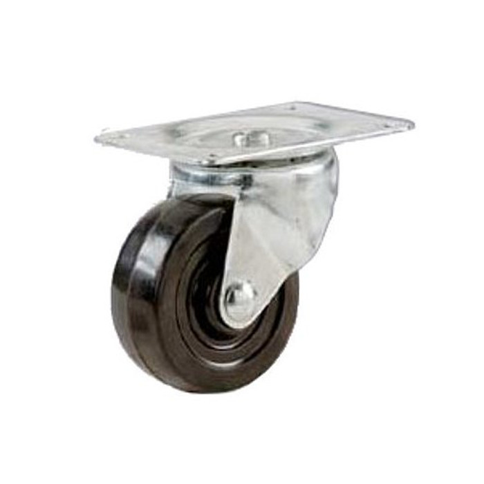 3" Rubber Swivel Caster